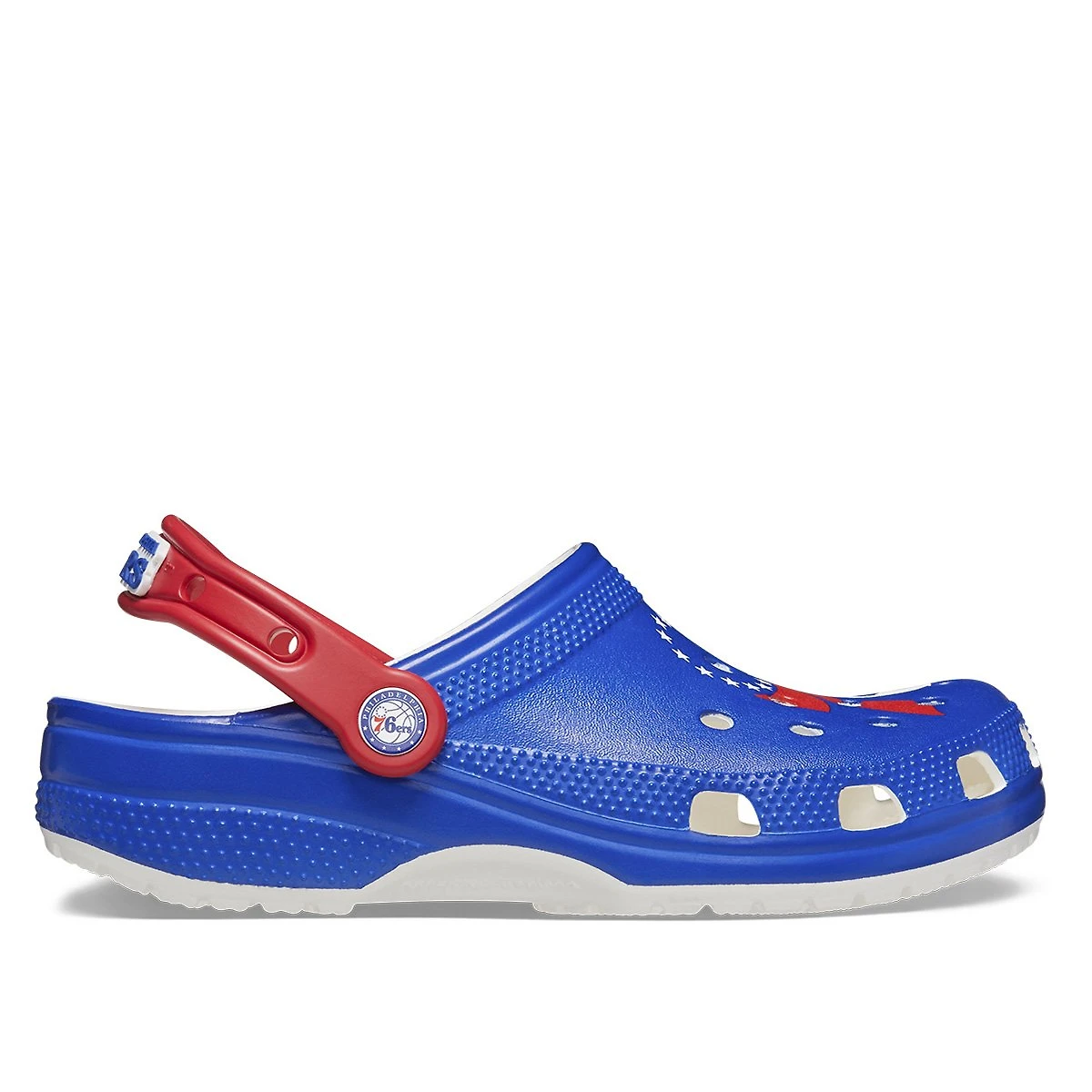 Miniatura Crocs Classic NBA Philadelphia Masculina Azul Escuro - 35