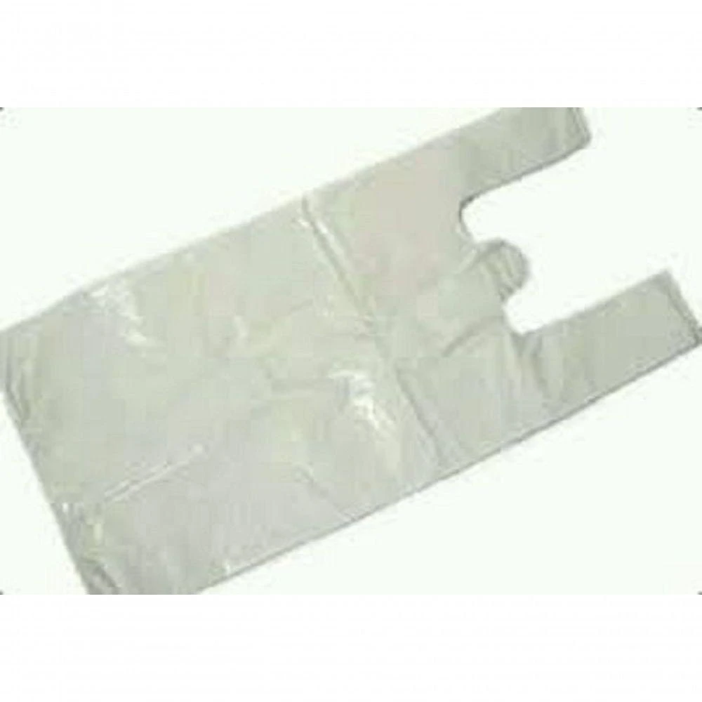 Sacola Plástica Reciclada 45x60 10KG Reforçada Creme Higipack