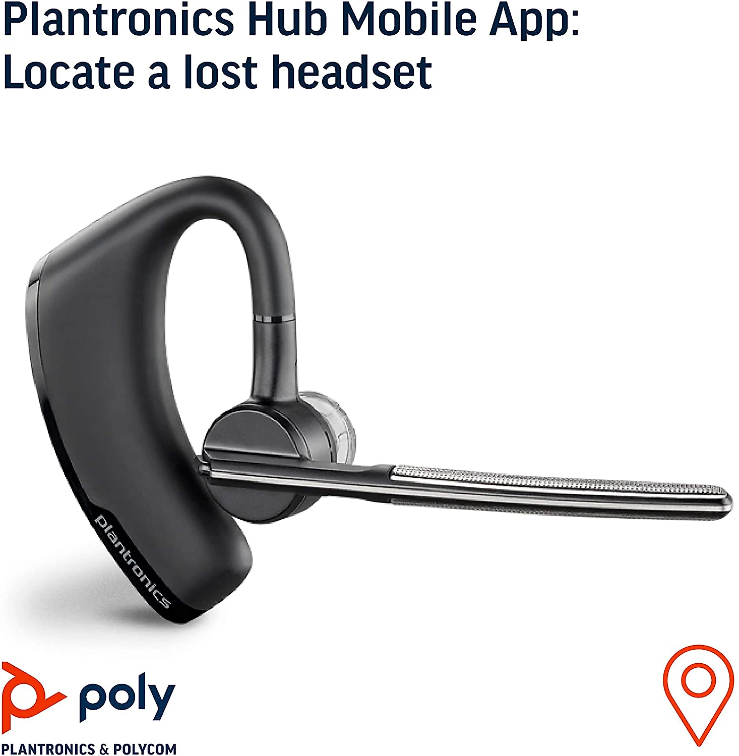 Plantronics Fone de Ouvido Bluetooth sem Fio Compatível com Tablet Celulares e PC