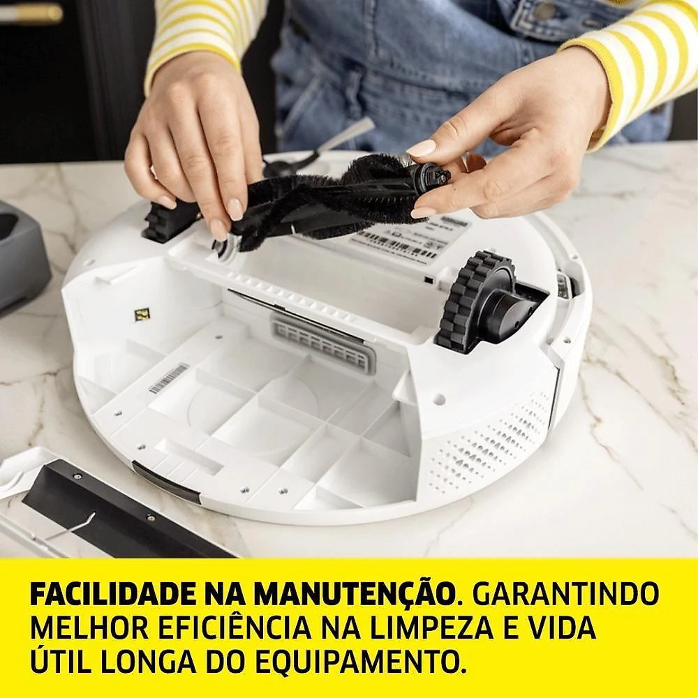 Robô Aspirador De Pó Kärcher RCV 2 Com Navegação E Controle Remoto – Bivolt