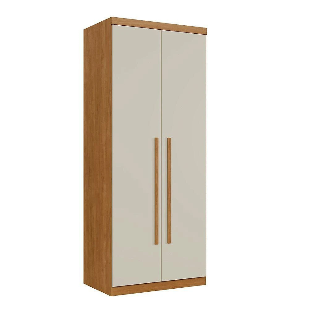 Módulo Dallas Longo com Nicho 2 Portas 4 Prateleiras MDP 93CM Cinamomo-off Arenas