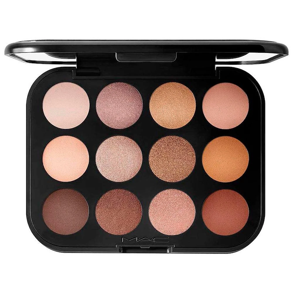 Paleta de sombras mac connect in colour eye shadow palette unfiltered nudes 1 un