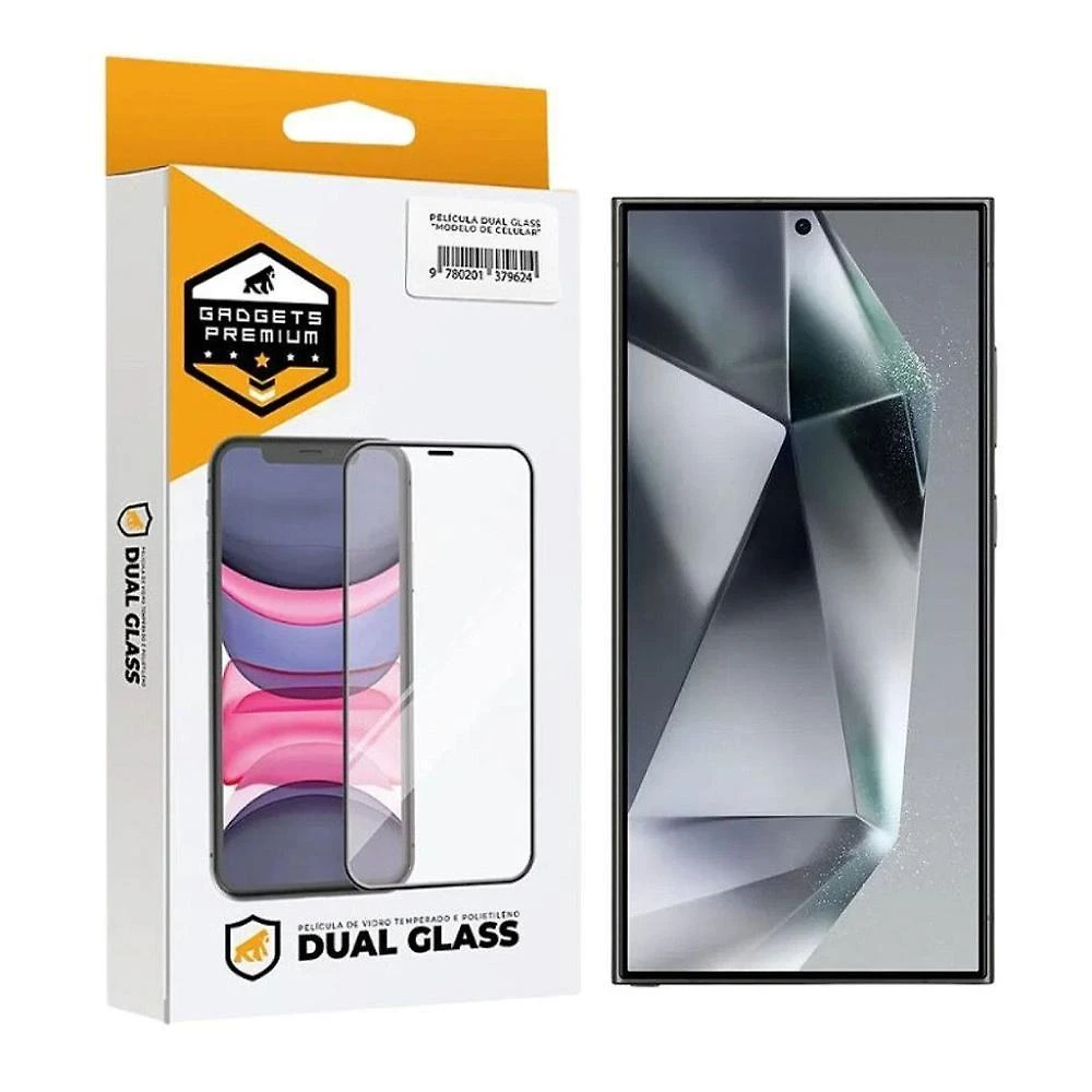Película Para Samsung Galaxy S24 Ultra - Dual Glass Preta - Gshield