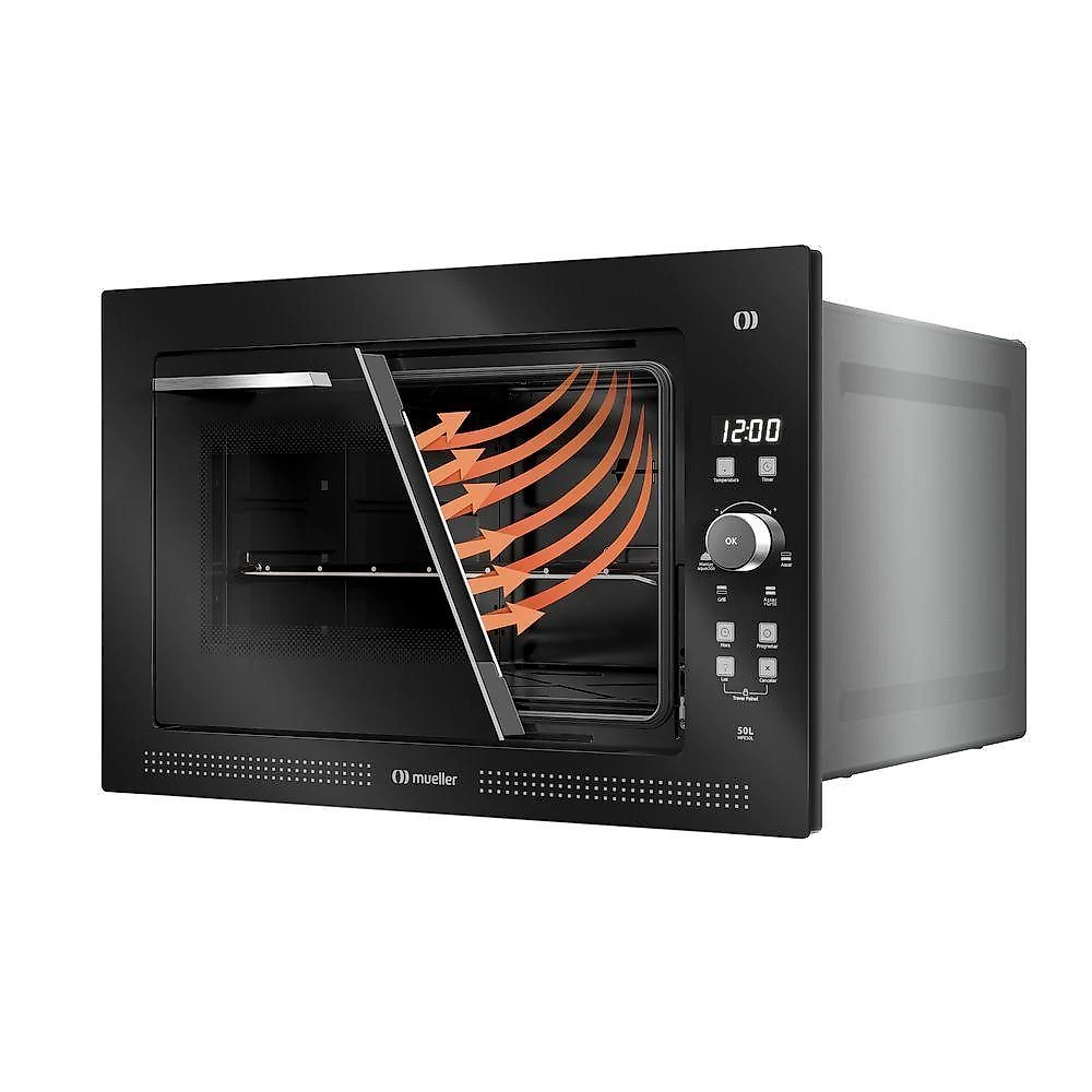 Forno Elétrico De Embutir Digital Mueller 50 Litros Preto MFE50L 110V