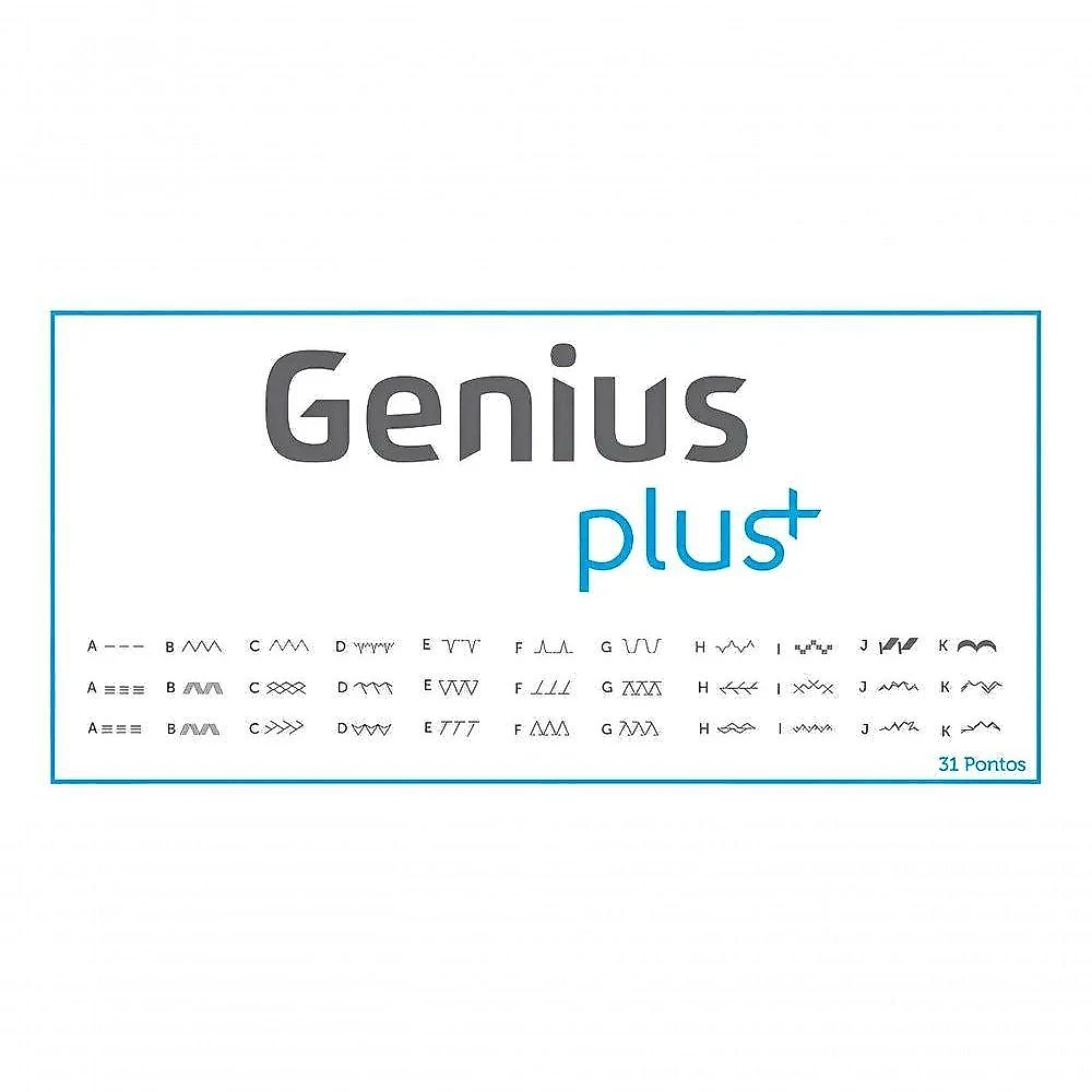 Máquina de Costura Elgin JX-4035 Genius Plus 31 Pontos Doméstica Branco 110V