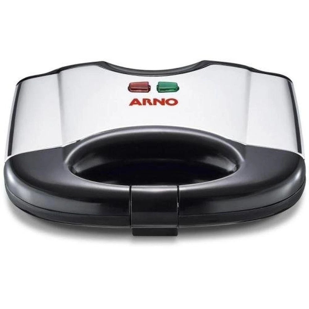 Sanduicheira e Grill Sacs com Placa Antiaderente em Inox para Cozinha Prática Inox 220V