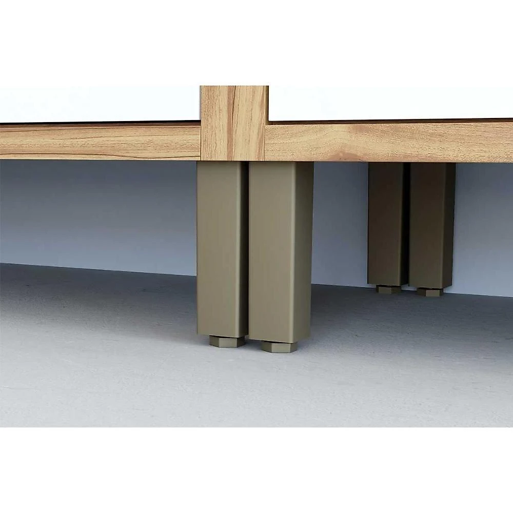 Cozinha Completa Syrah 3 Peças 2 Portas 3 Gavetas MDF 74.5cm Amêndoa