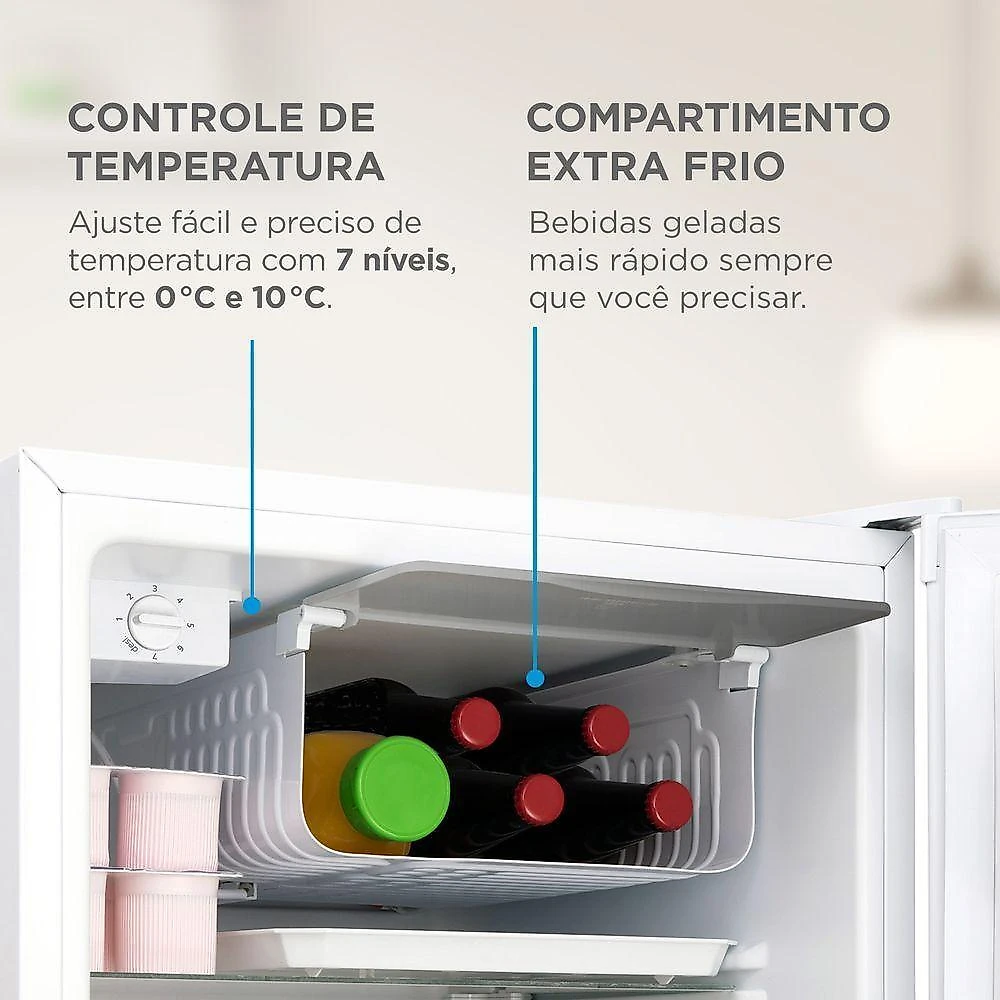 Frigobar midea inverter 124l bivolt branco (mdrd181fgd013)