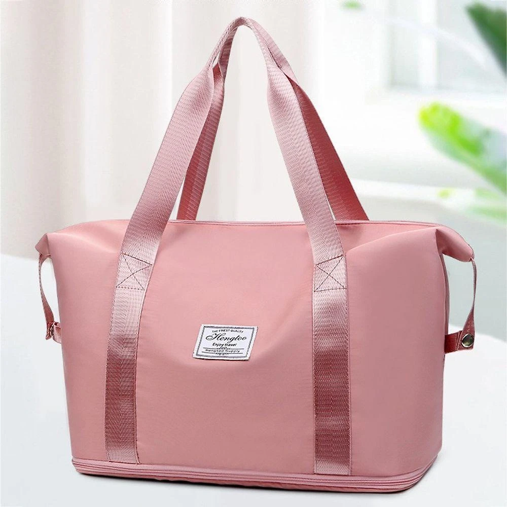 Bolsa de Viagem Oem Multifuncional em Tecido Oxford Impermeável Salmão Unissex