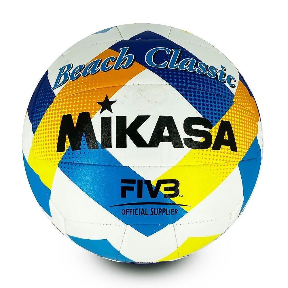 Bola de Vôlei de Praia BV543-Y Aprovada FIVB Branco+azul Mikasa