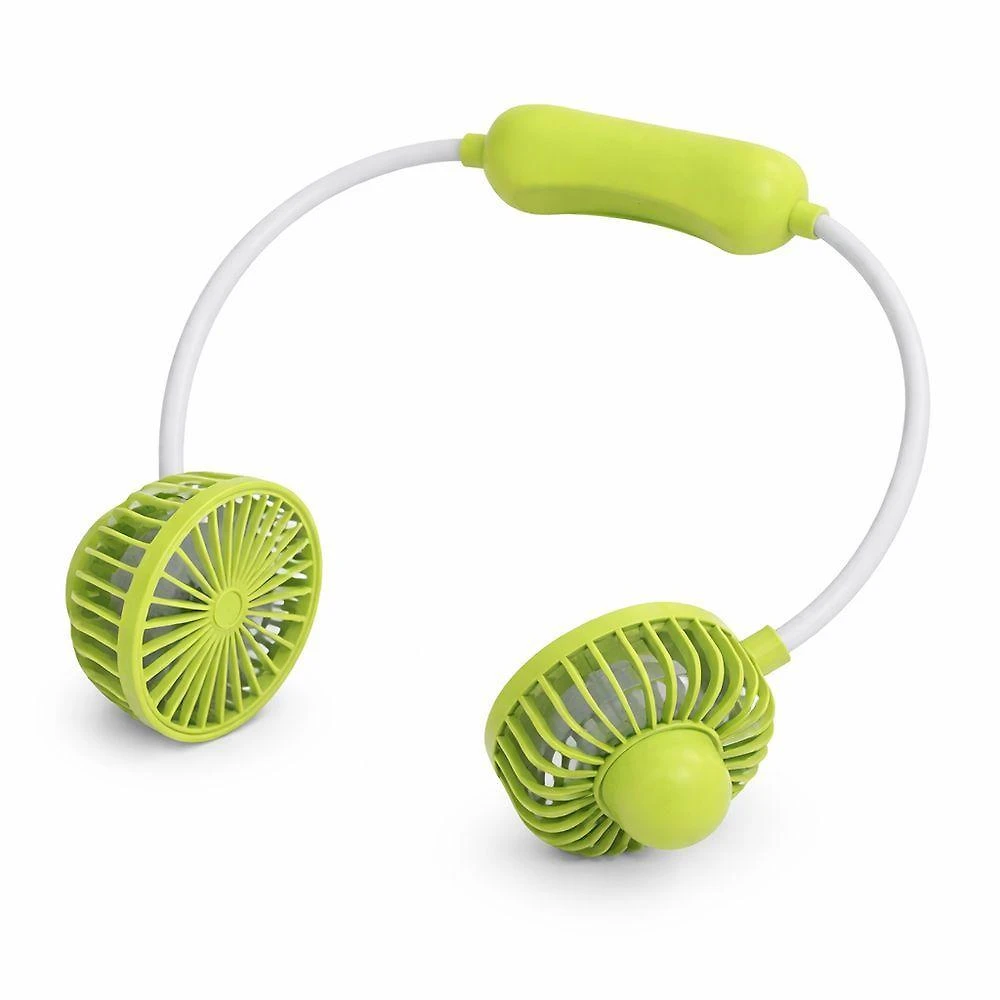Ventilador de Pescoço Portátil Utimix Verde 3 Velocidades Ventilador de Pescoço Portátil