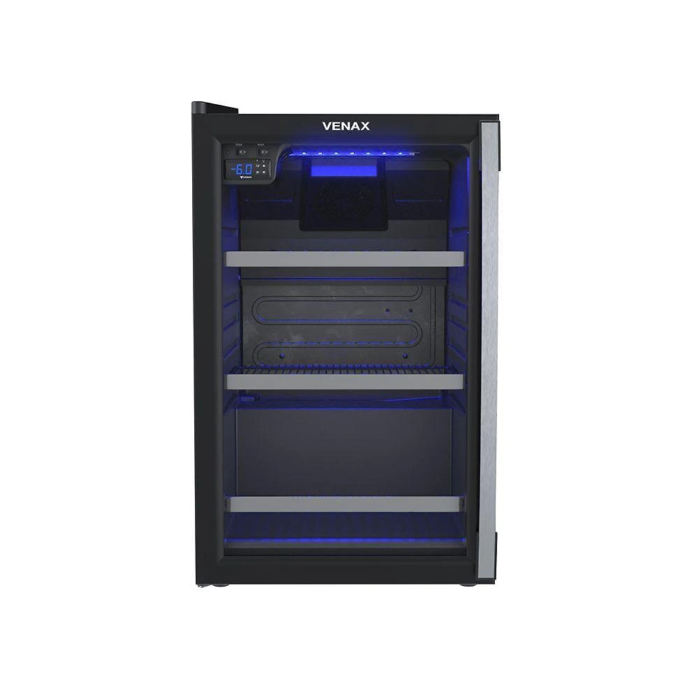 Cervejeira Venax Blue Light 100 Preto Fosco Porta Invertida 220V