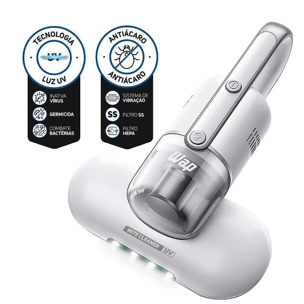 Aspirador De Pó Antiácaro WAP Mite Cleaner Lâmpada Uv 220V