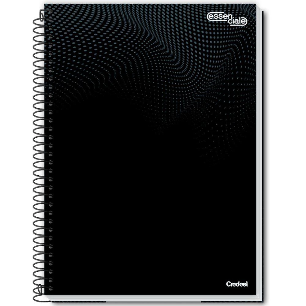 Caderno Espiral Universitário Capa Dura A4 1 Matéria 80 Folhas Essenciale Credeal Estampa 8