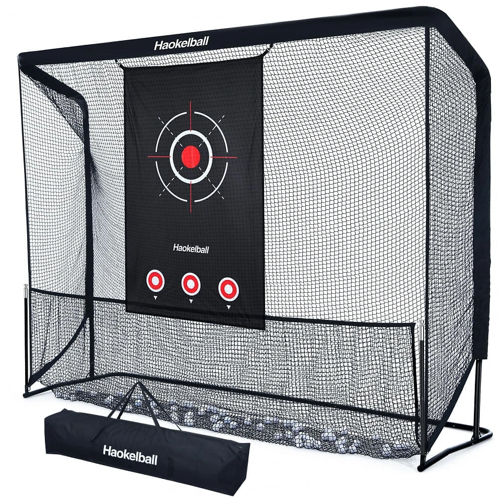 Rede de Treino de Golfe com Alvo para Uso Interno ou Externo - Rede de Golfe Resistente 10x7,5ft com Bolsa de Transporte,Haokelball.