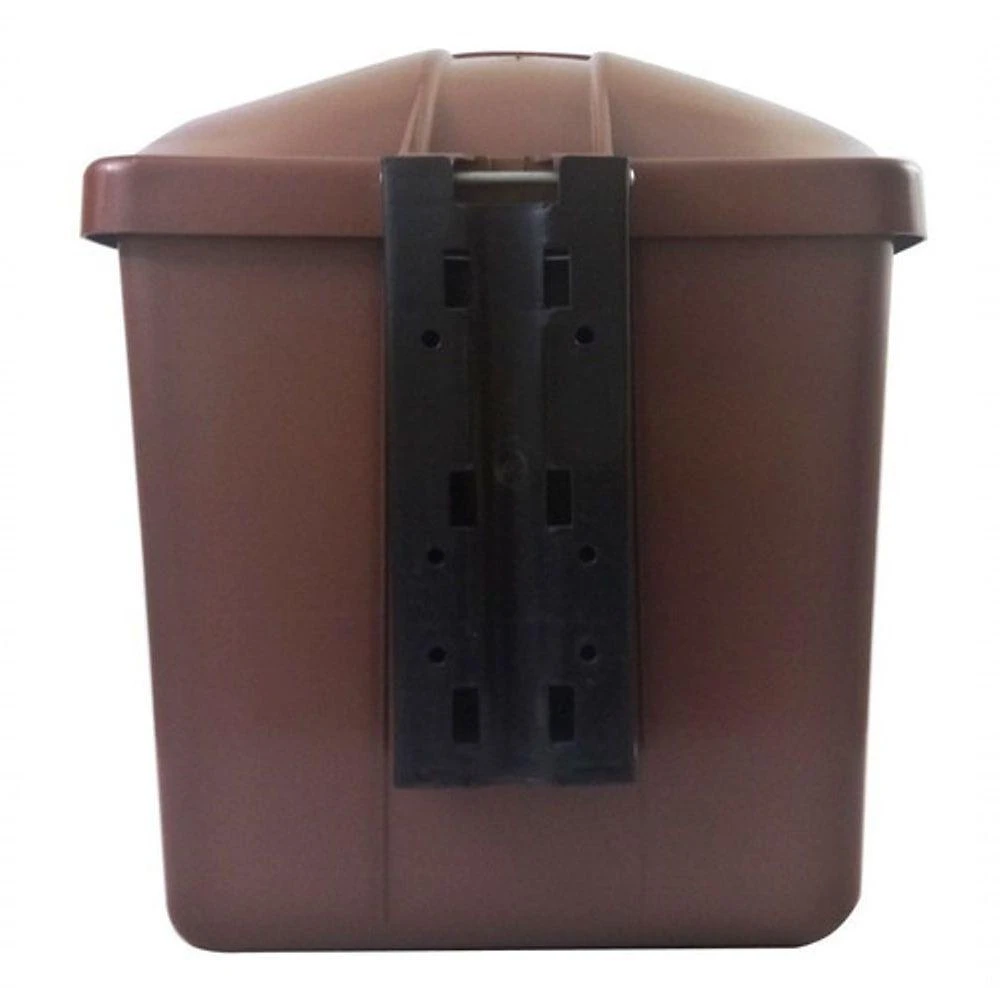 Cesto Individual Lixeira Coleta Seletiva 40L com Poste Plástico com Proteção UV JSN