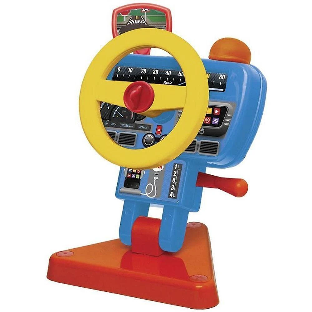 Brinquedo Volante Fom Bebê 12+ Meses Interativo Azul Elka