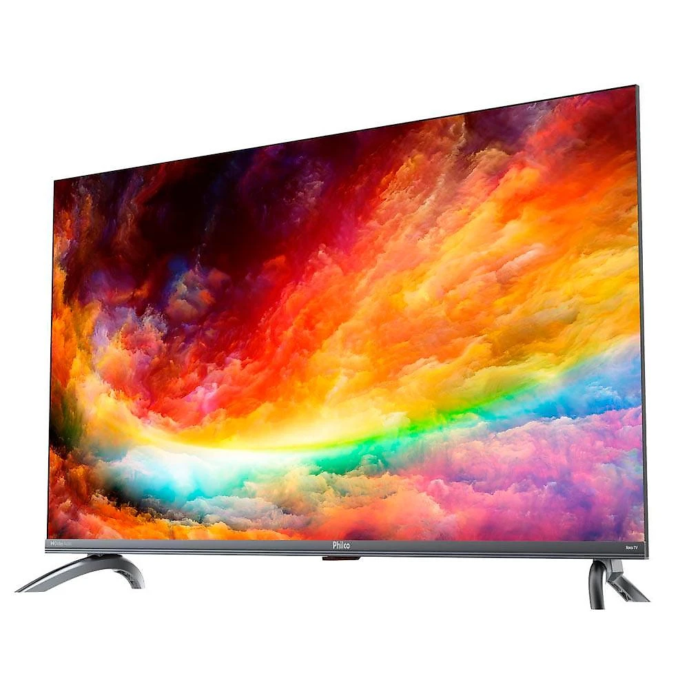 Smart Tv Led 40" PTV40E3ERSGB Roku Dolby Áudio Philco Preta Preto - Bivolt