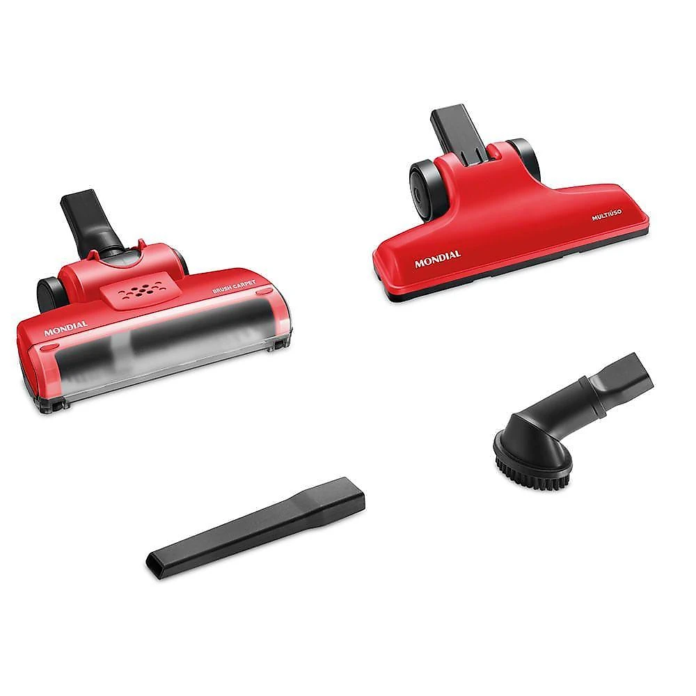 Aspirador De Pó Mondial Brush Carpet 1200 220v Vermelho 220V
