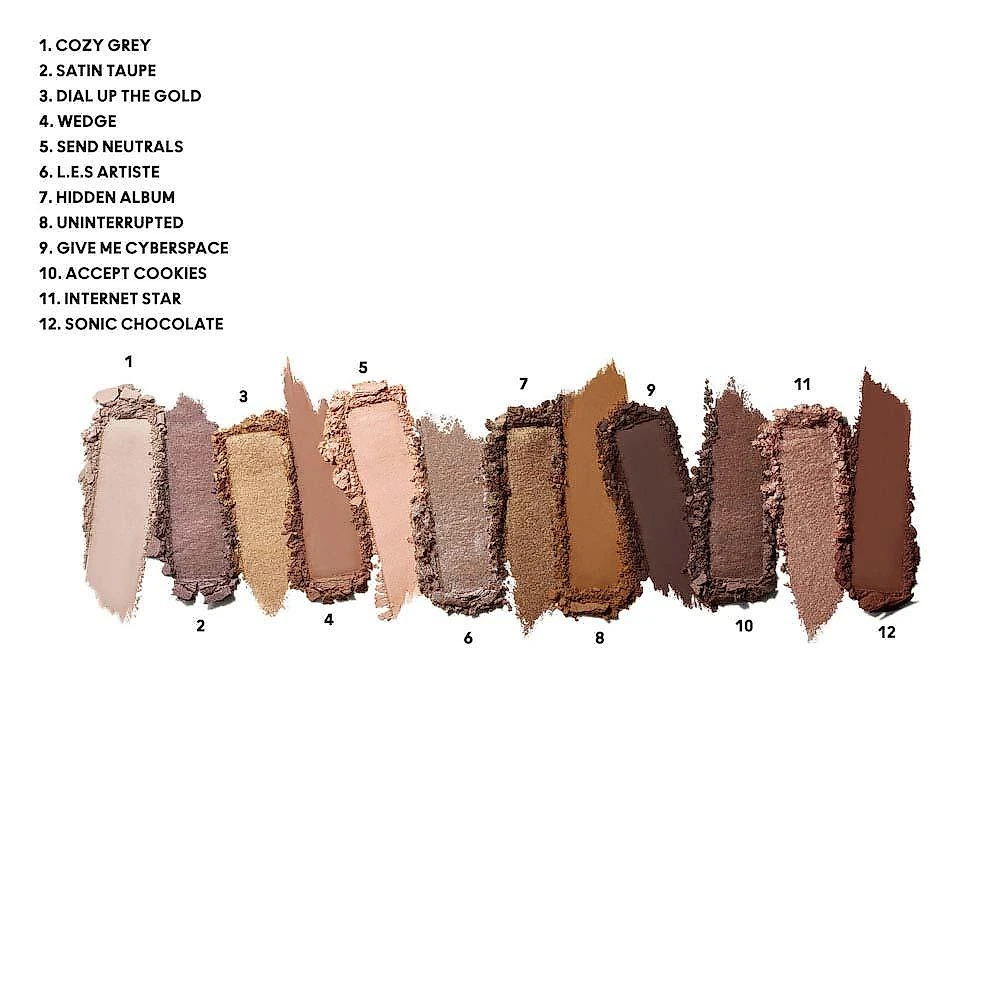 Paleta de sombras mac connect in colour eye shadow palette unfiltered nudes 1 un