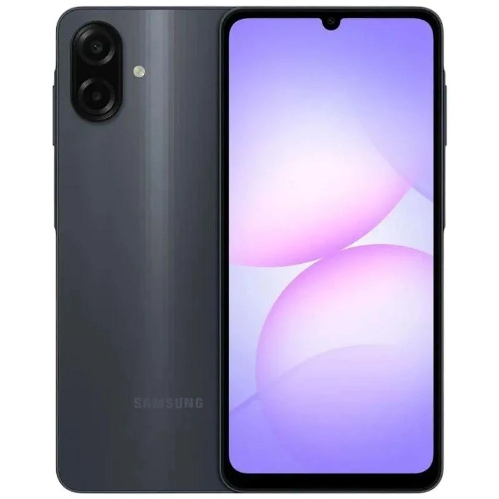 Smartphone Samsung Galaxy A07 8GB RAM 256GB Câmera 50MP Tela 6,7 Android 15 Preto