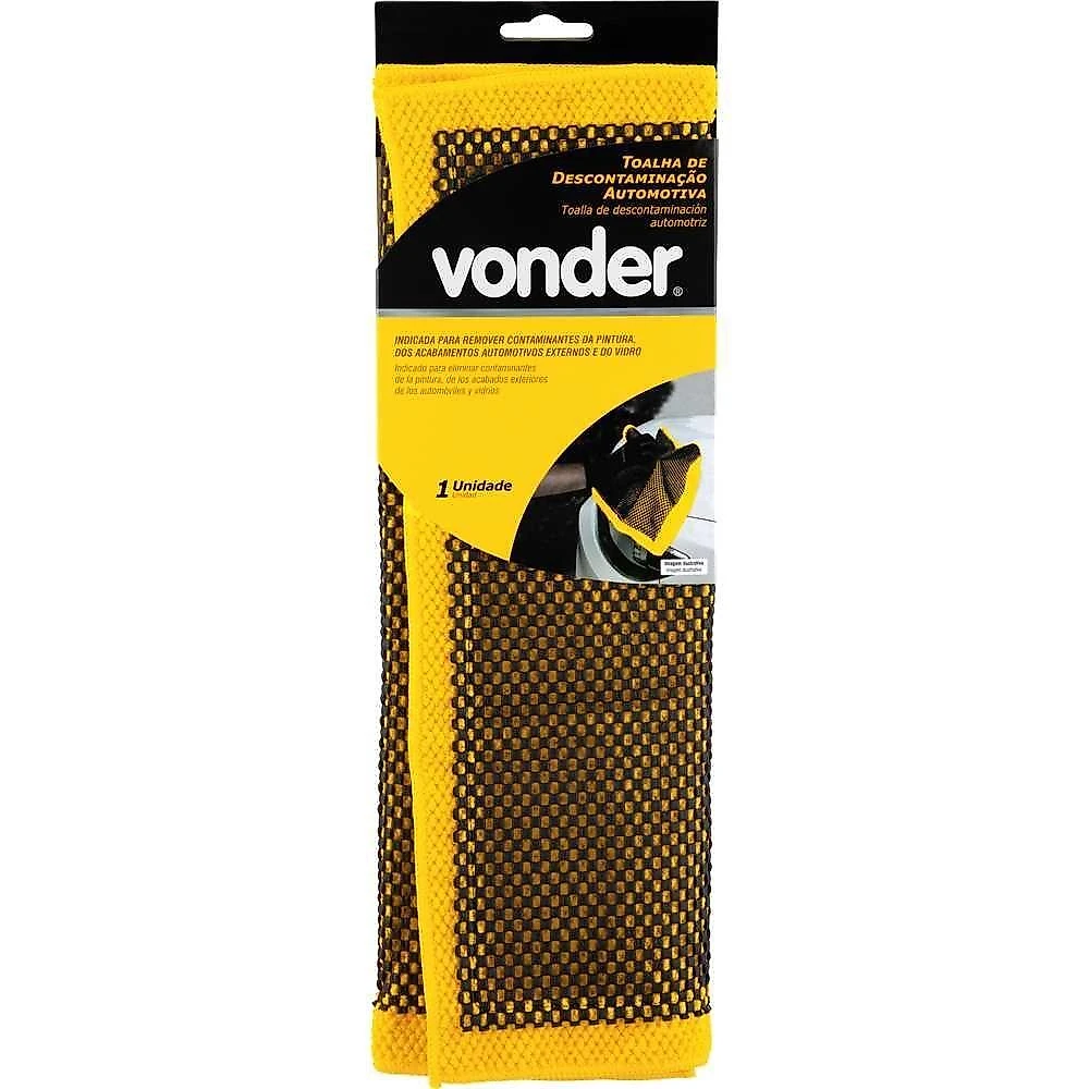 Toalha De Descontaminação Automotiva Vonder