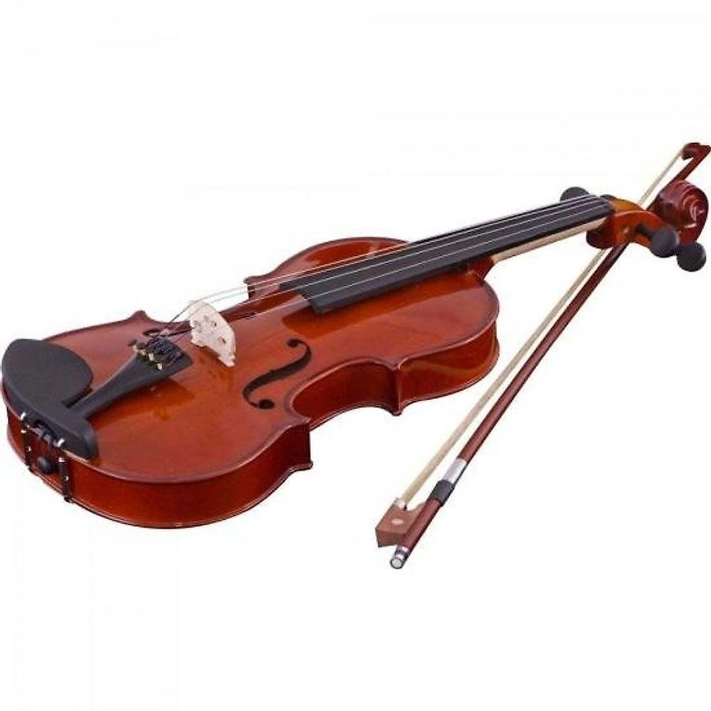 Violino Acústico VA34 3-4 Natural para Estudantes com Regulagem Precisa Marrom Harmonics