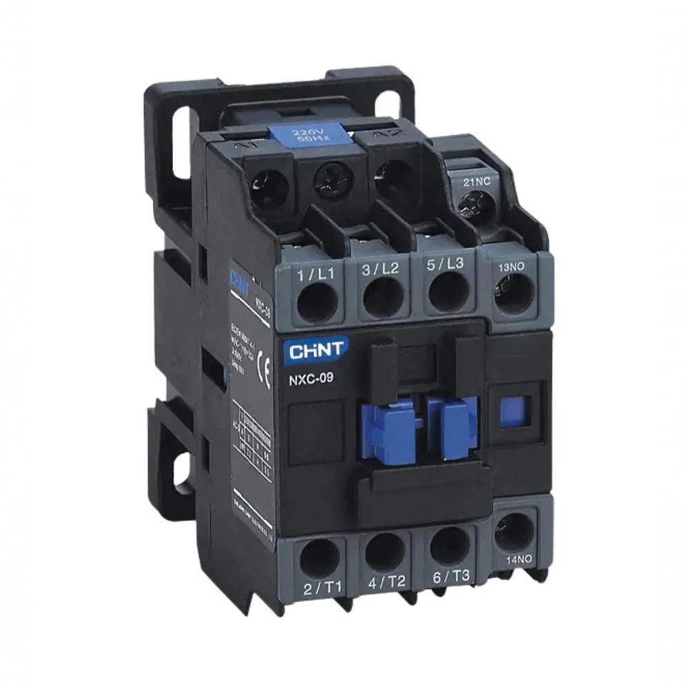 Contator Tripolar Chint NXC-65 65A 220VCA 1NA+1NF para Comando de Motor