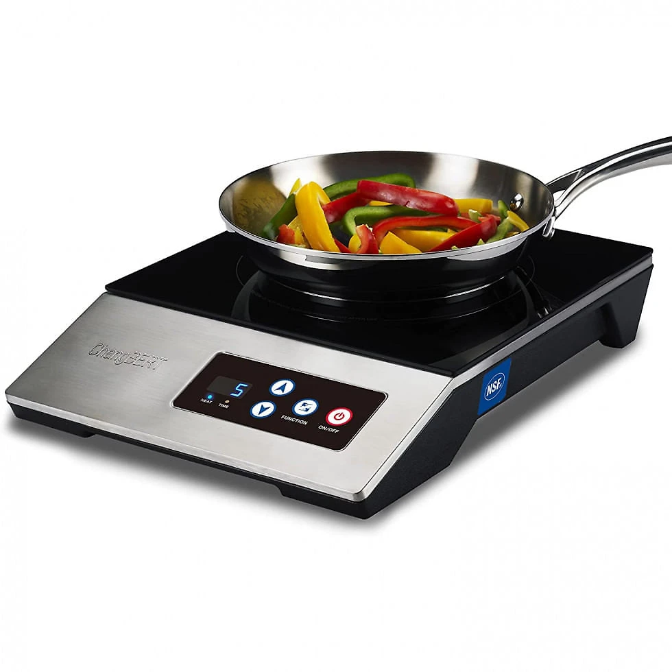 Cooktop de Indução Portátil ChangBERT com Controle Digital e Temporizador 110V 1800W