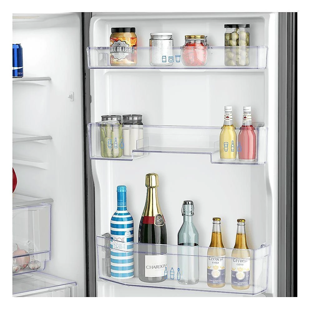 Geladeira Intuitive+ Panasonic BB41 Frost Free Inverter 407L Black Glass NR-BB41GV2B NR-BB41GV2BA 110V