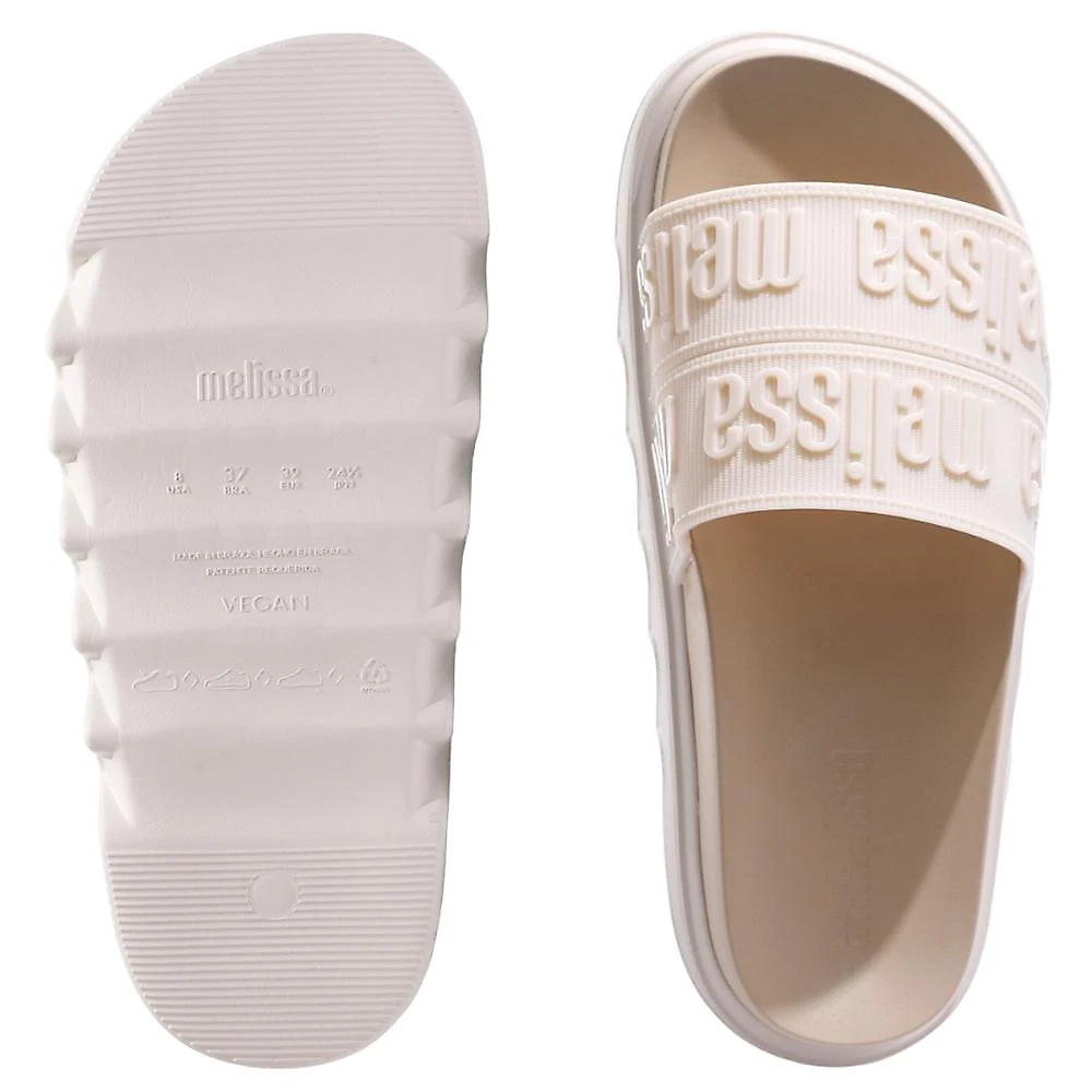 Sandália Melissa Cozy Slide M-Lover Bold Platform Bege - 33/34