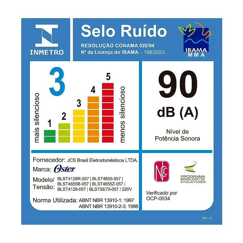 Liquidificador Oster New Osterizer Clássico Aço Escovado 1,25L 220V