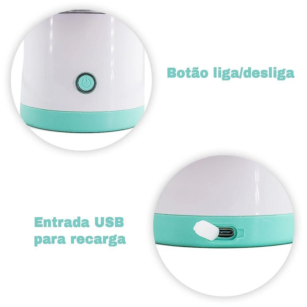 Espremedor Extrator Suco Laranja Limão Frutas Portatil Usb - Seu Suco Na Hora, Sem Esforço