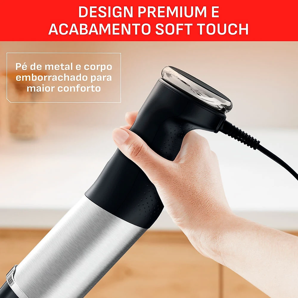 Mixer Misturador Arno Quick Chef+ com Tecnologia Powelix, 500W, Inox e Preto - Mx41 110