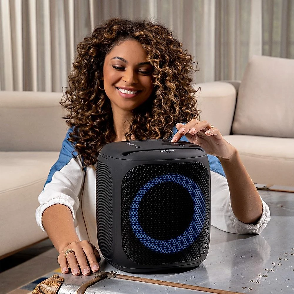 Caixa de Som Bluetooth Connect S50, Originais iPlace, Preto