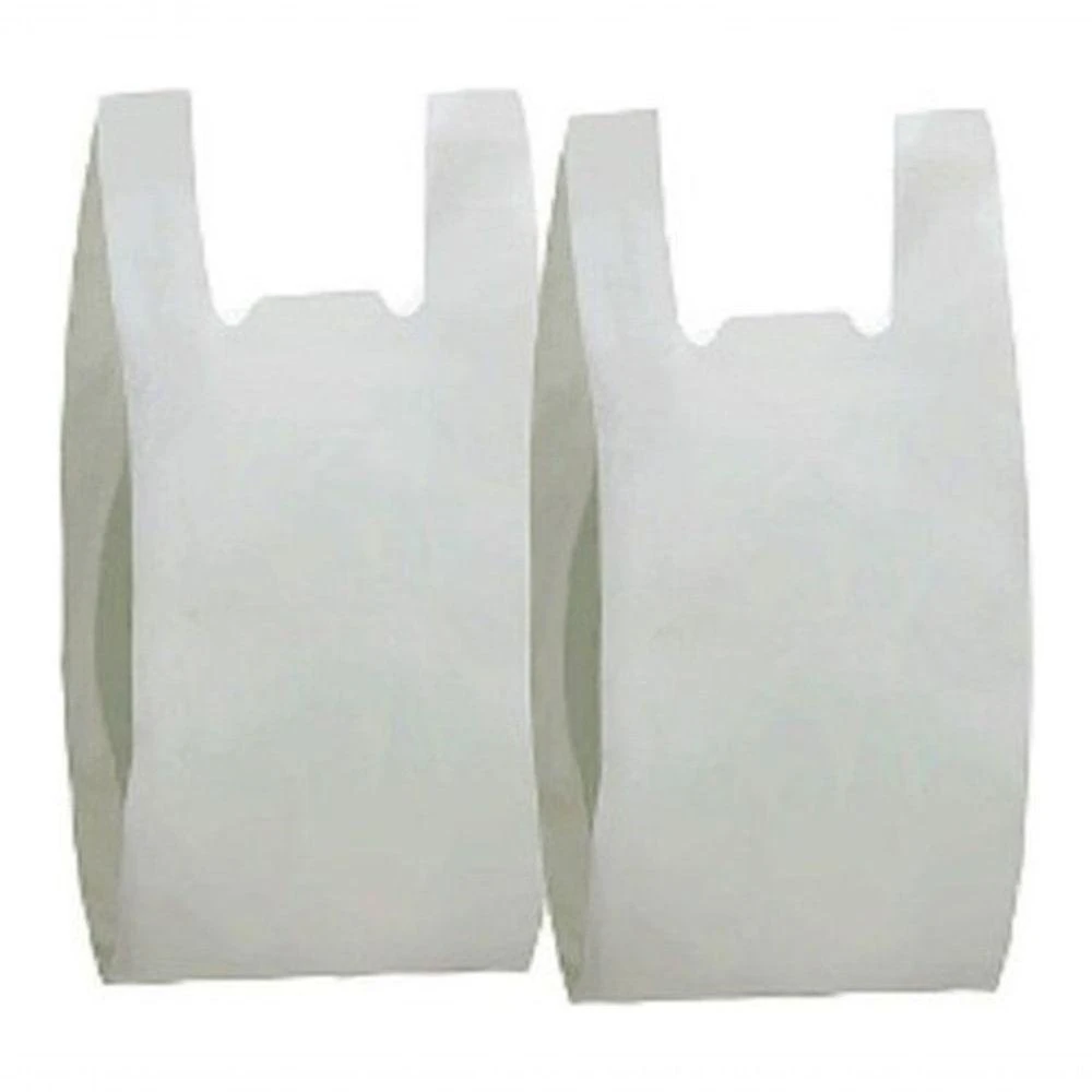 Sacola Plástica Reciclada Reforçada 30x40 Fardo 4 kg Branca Higipack