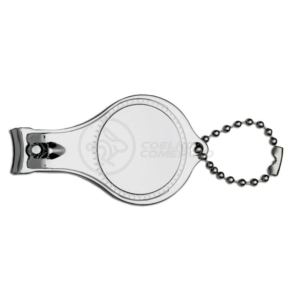 Cortador Unha Com Lixa Aço Inox Abridor Garrafa Redondo