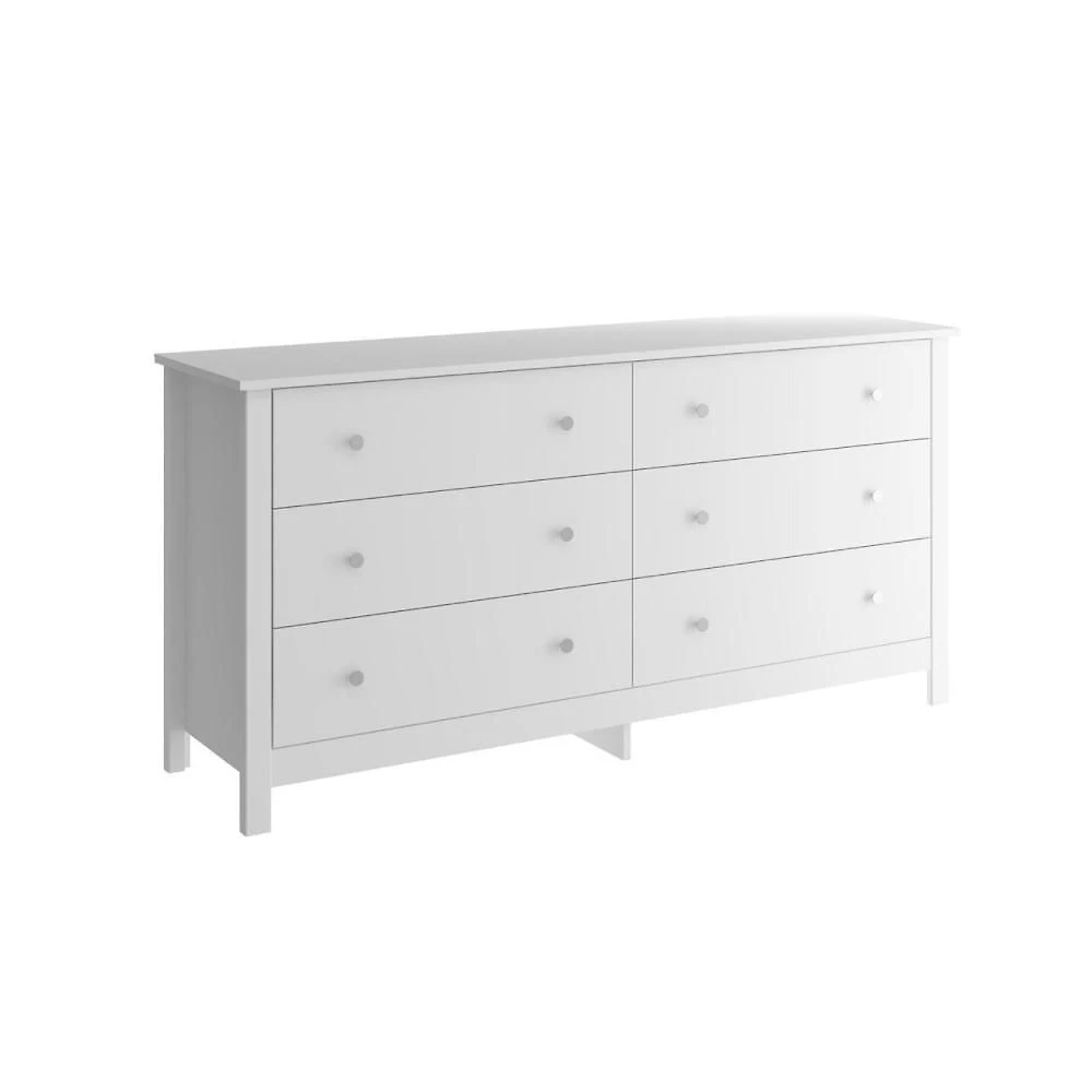 Cômoda 6 Gavetas DM-221 Ditália Móveis Branco