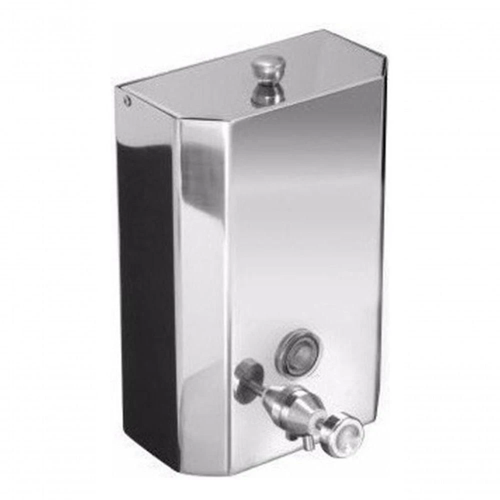 Saboneteira 2 Litros em Aço Inox 304 sem Fechadura para Banheiro Higipack
