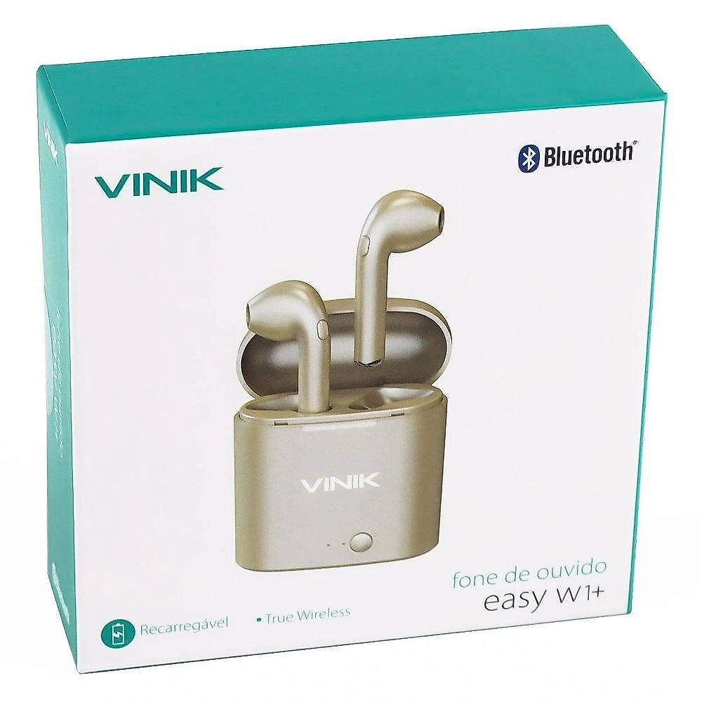 Fone De Ouvido Bluetooth Easy W1+ Tws True Wireless -...