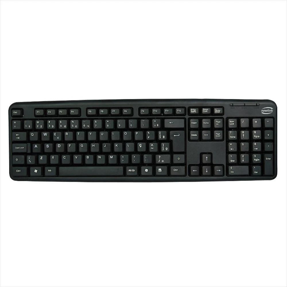 Teclado usb newlink level tc308 preto
