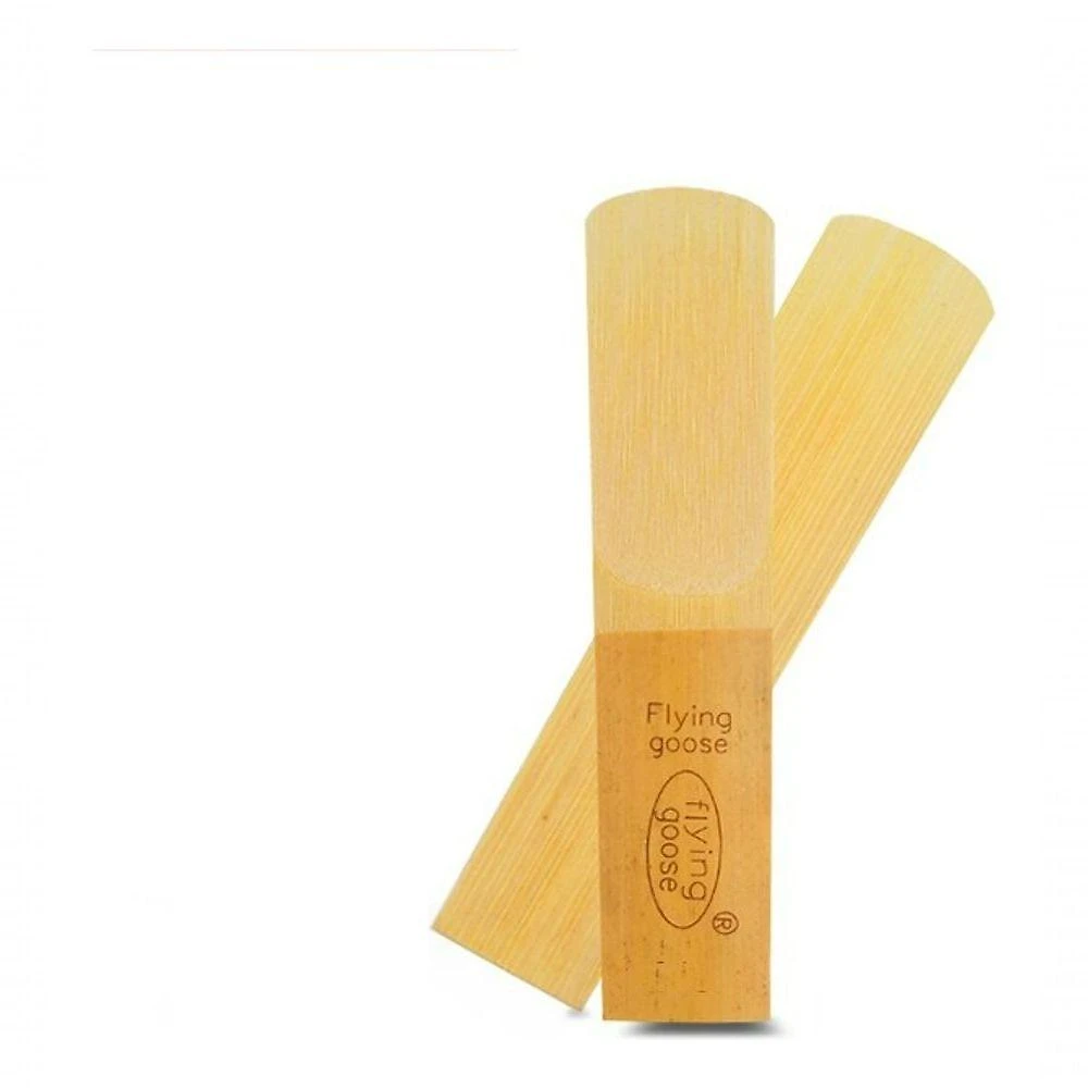 Palheta para Clarinete Número 2.5 Corte Francês FIELD Bambu Marrom Flying Goose 10 Unidades