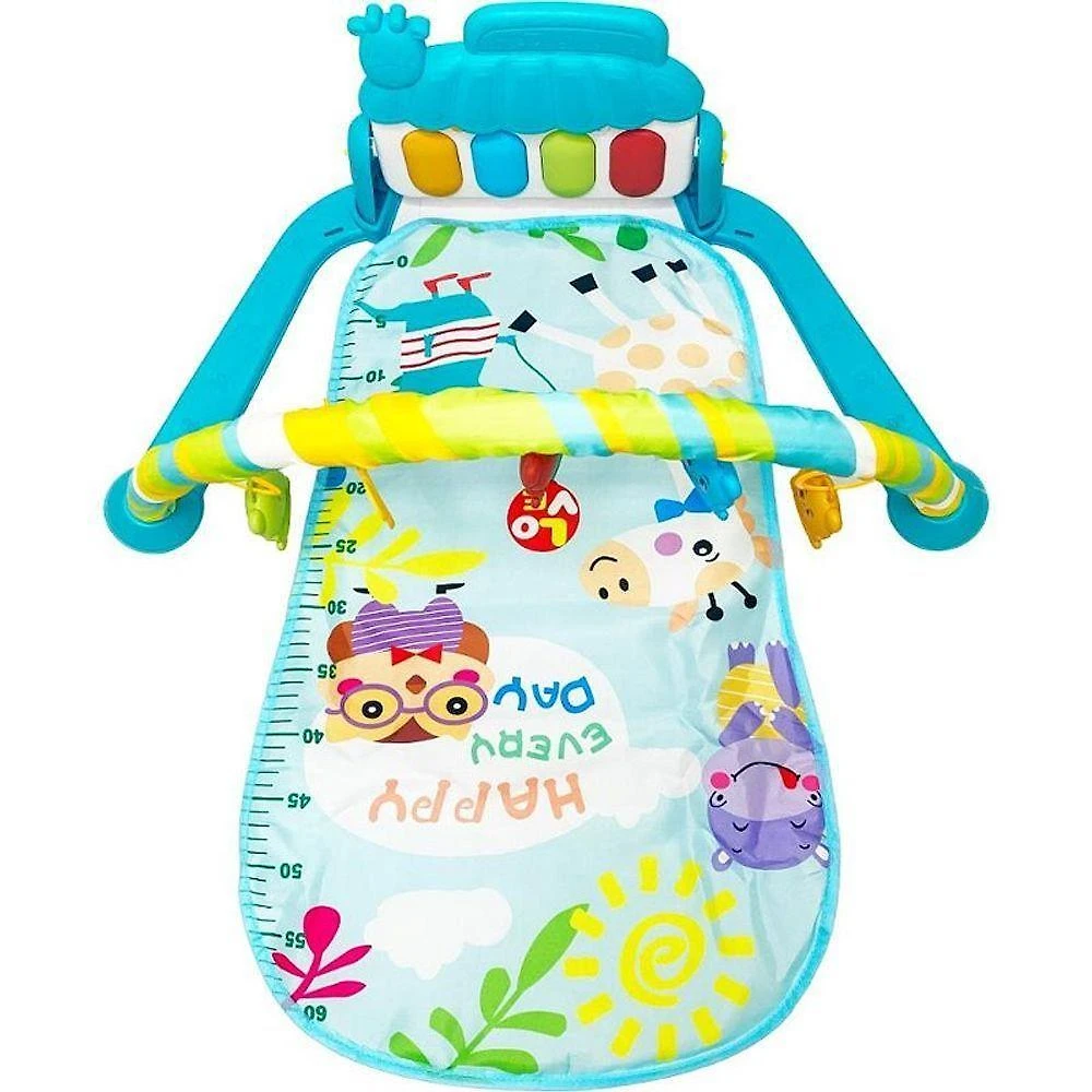 Tapete Musical Gym Piano RF2 com Som Luz e Brinquedos Toy Mix
