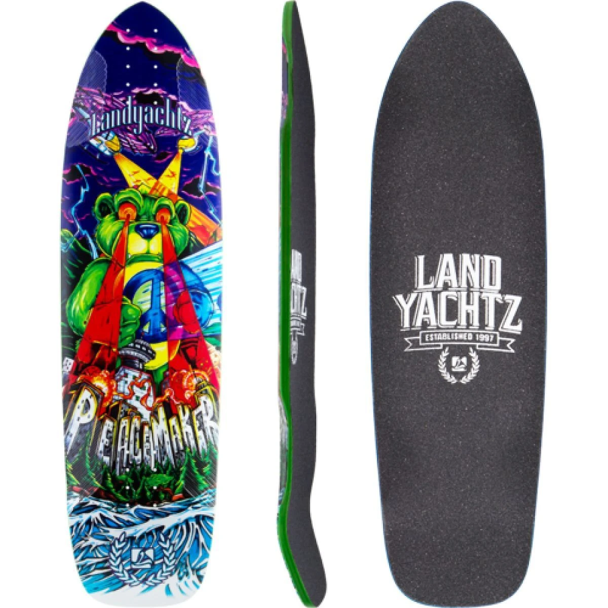 Miniatura Shape landyachtz peacemaker 36,5 maple longboard c/ lixa