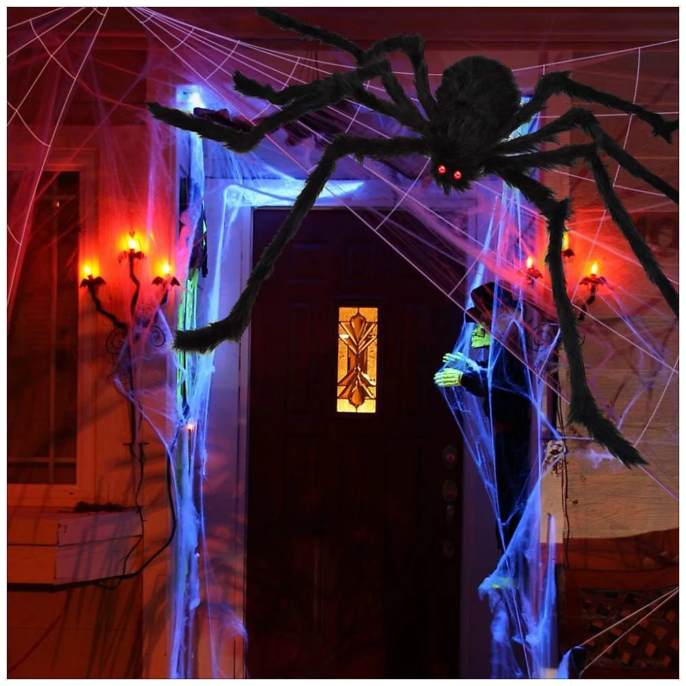Teia de Aranha Gigante para Decoração de Halloween