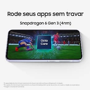 Smartphone Samsung Galaxy A36 5G Preto 128GB, 6GB RAM, Câmera Tripla até 50MP, Tela Super AMOLED 6.7", IP67, NFC, Recursos AI e Snapdragon 6 Gen 3