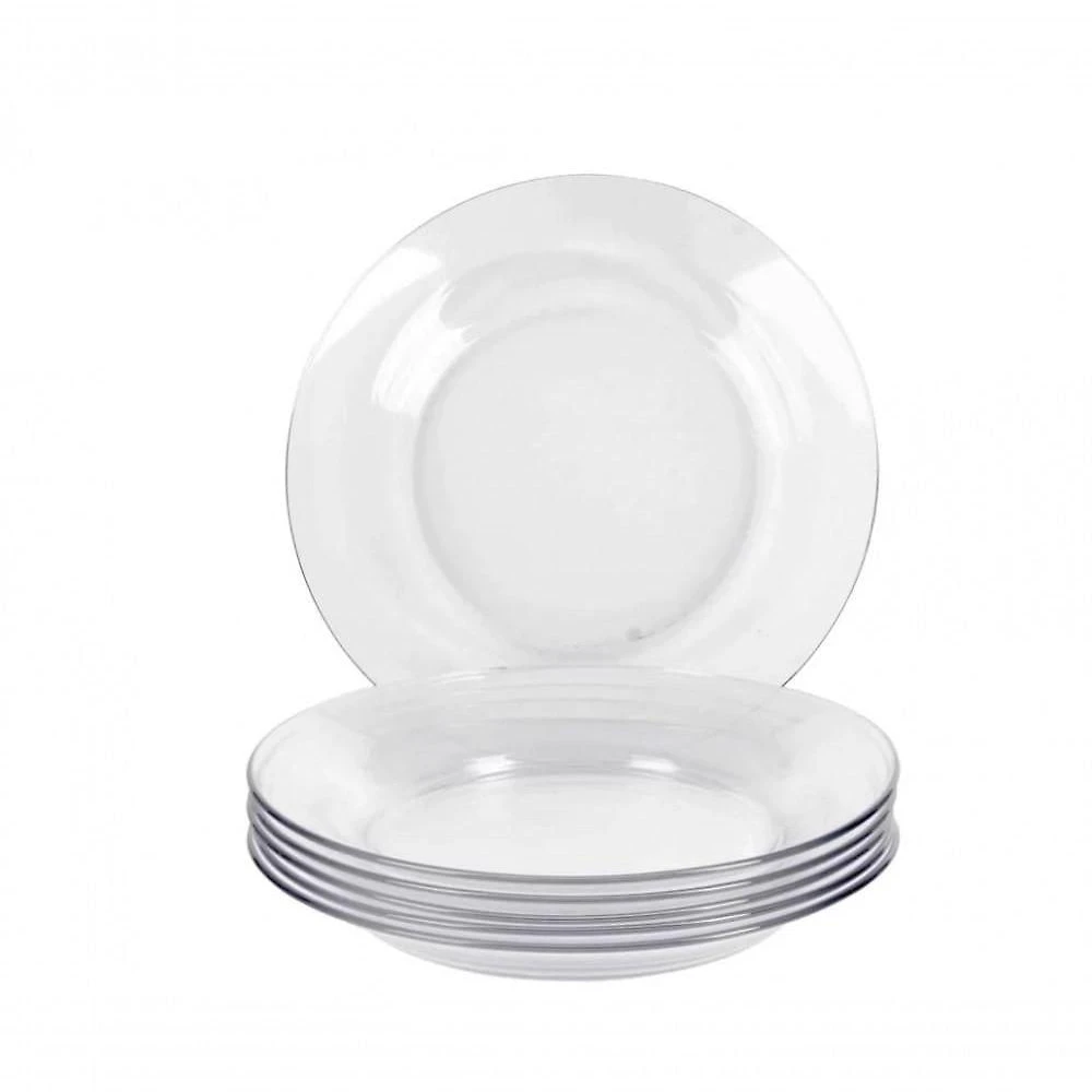 Conjunto 2 Pratos Fundo Astral Vidro Dura Duralex - Nadir