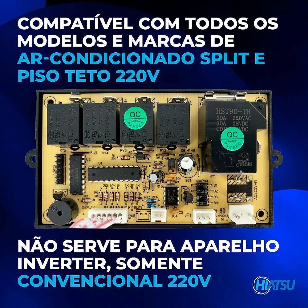 Placa Universal Para Ar Condicionado On/off Convencional 220v Hiatsu único