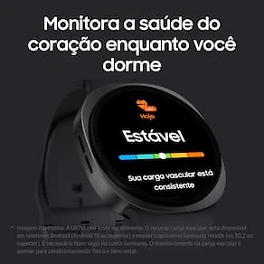 Smartwatch Samsung Galaxy Watch8 44mm LTE Tela Cristal Safira GPS Grafite