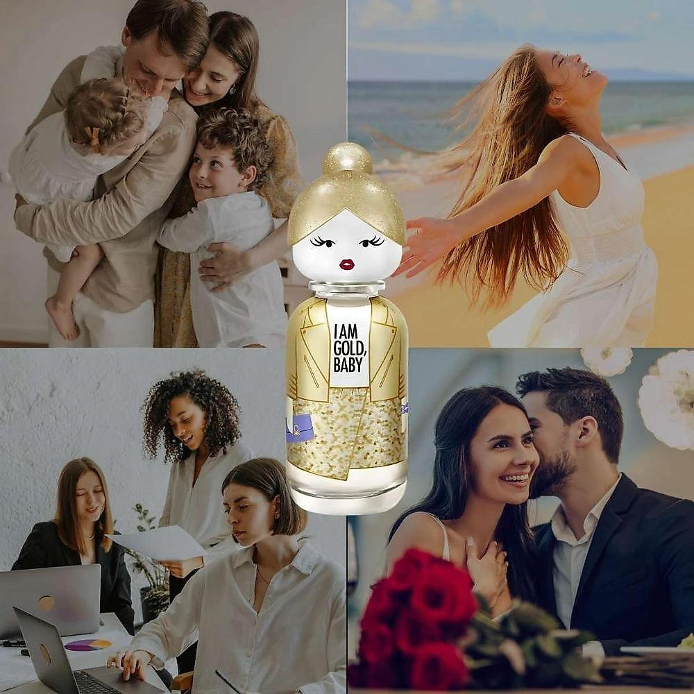 Perfume Sisterland Golden Vanilla Feminino Eau de Parfum Âmbar Gourmand 80ML Benetton